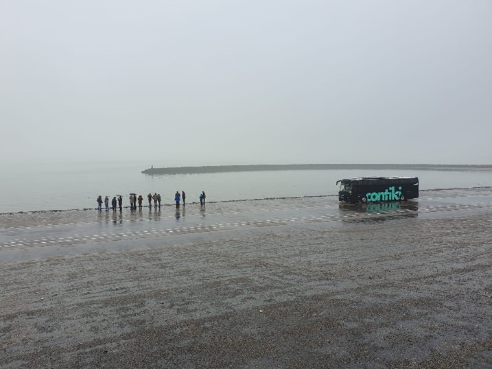 Mist op de brouwersdam (Ganzenbusexcursie). Foto van Johan Meijer.